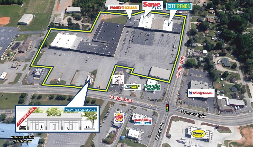 More Photos Of 302 Pearman Dairy Rd, Anderson Unknown For Lease