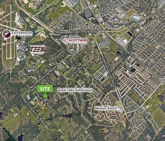 More Photos Of 3 ac G H Alani & Hickory Road, College Station Land For Sale