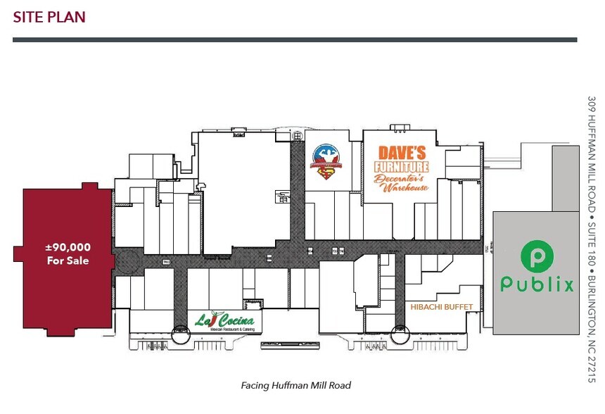 More Photos Of 309 Huffman Mill Rd, Burlington Storefront Retail Office For Sale
