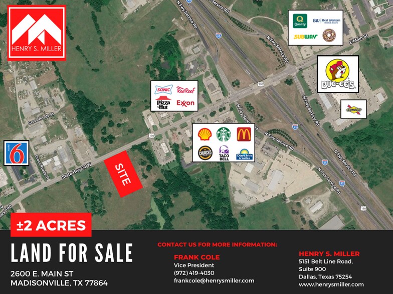 Primary Photo Of 2600 E Main St, Madisonville Land For Sale