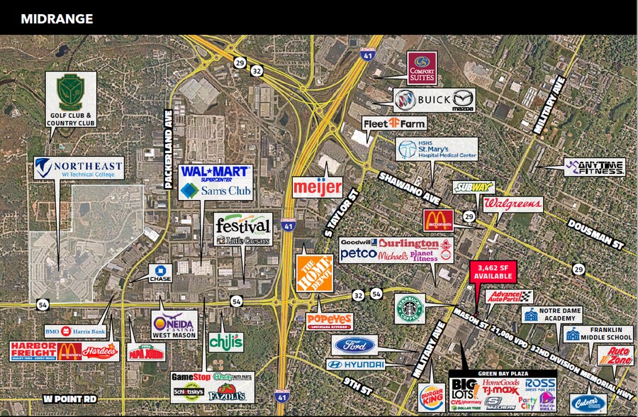 More Photos Of 1518 W Mason St, Green Bay Freestanding For Lease