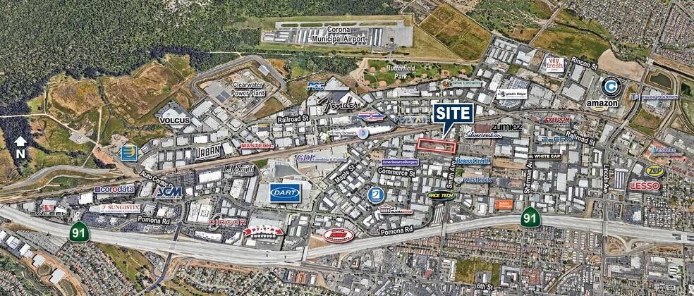 More Photos Of 260 N Smith Ave, Corona Contractor Storage Yard For Sale