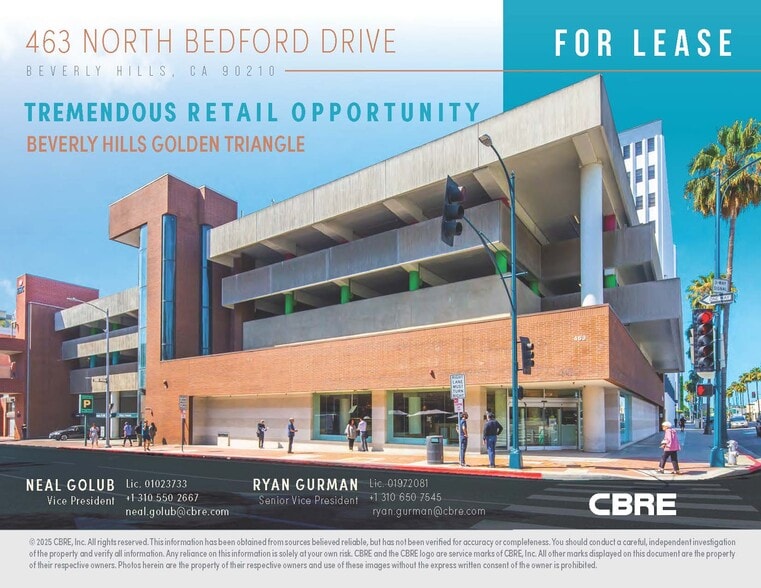 More Photos Of 463 N Bedford Dr, Beverly Hills Storefront For Lease