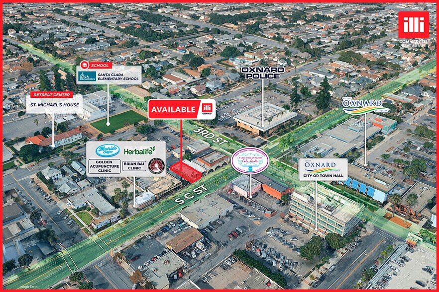 Primary Photo Of 321-325 S C St, Oxnard Storefront For Lease