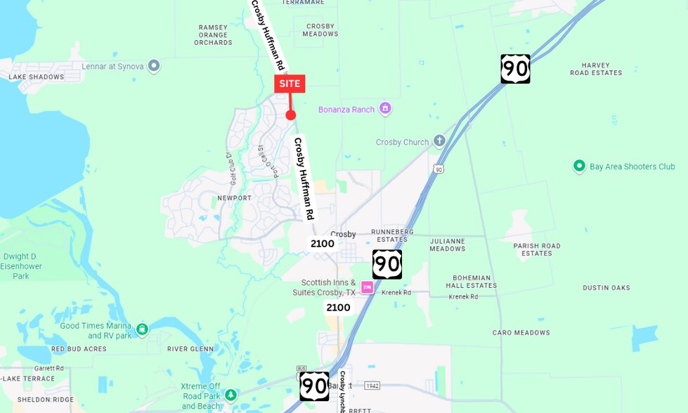 More Photos Of 17661 Crosby Huffman Rd, Crosby Land For Sale