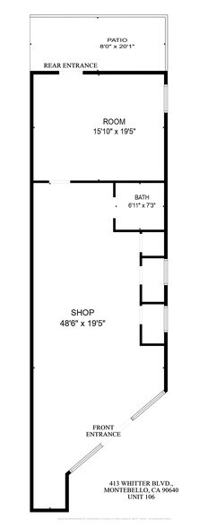 More Photos Of 413 W Whittier Blvd, Montebello General Retail For Sale
