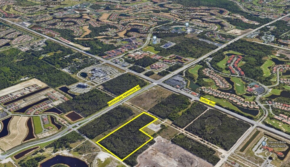 More Photos Of 8496 Rattlesnake Hammock Rd, Naples Land For Sale