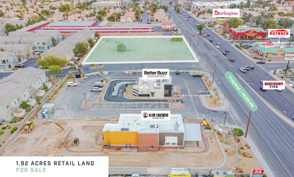 Primary Photo Of W Craig Rd @ Simmons St, North Las Vegas Land For Sale