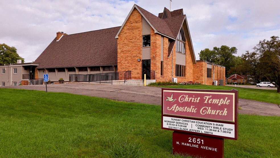 Primary Photo Of 2651 Hamline Ave N, Roseville Religious Facility For Sale