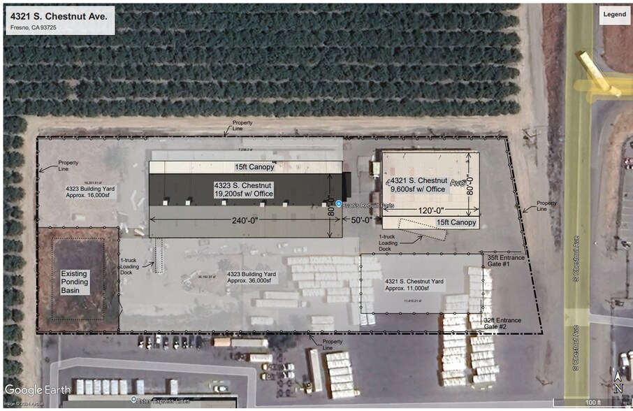 More Photos Of 4321 S Chestnut Ave, Fresno Warehouse For Lease