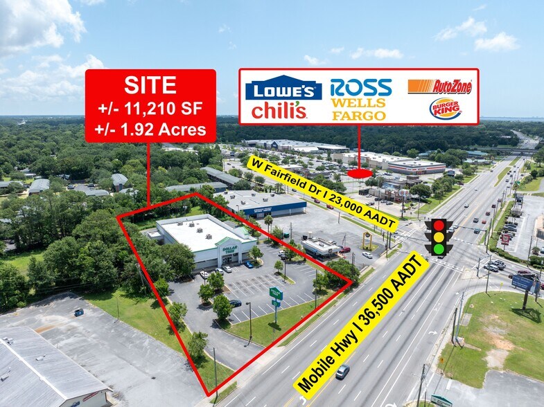 Primary Photo Of 4510 Mobile Hwy, Pensacola Freestanding For Sale