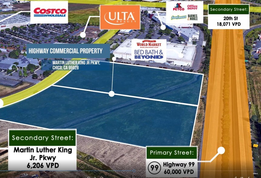 More Photos Of 2221-2251 Dr Martin Luther King Jr Pky, Chico Land For Lease