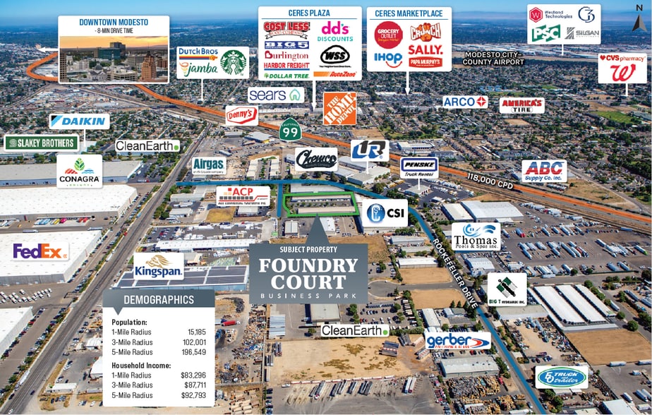 More Photos Of 1920 Foundry Ct, Ceres Warehouse For Sale