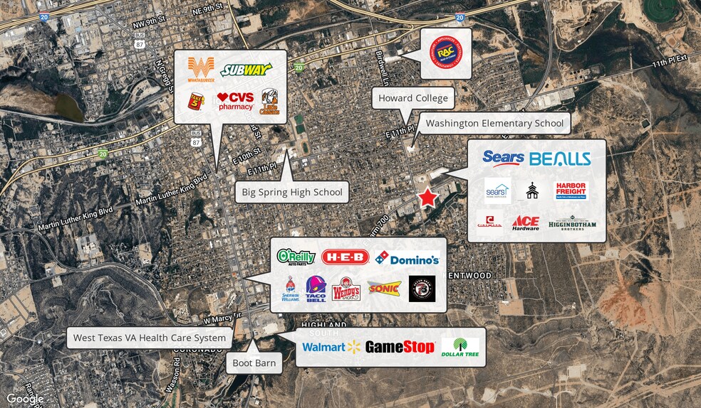 More Photos Of 1706 E FM 700, Big Spring Freestanding For Sale