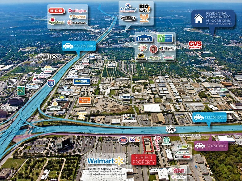 More Photos Of 500 E Ben White Blvd, Austin Bank For Lease