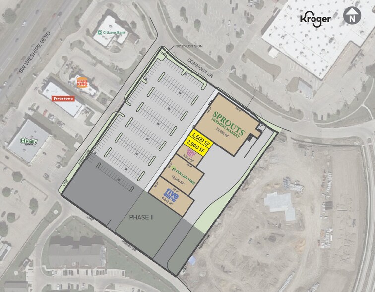 More Photos Of SW Wilshire Blvd @ Commons Drive, Burleson Supermarket For Lease