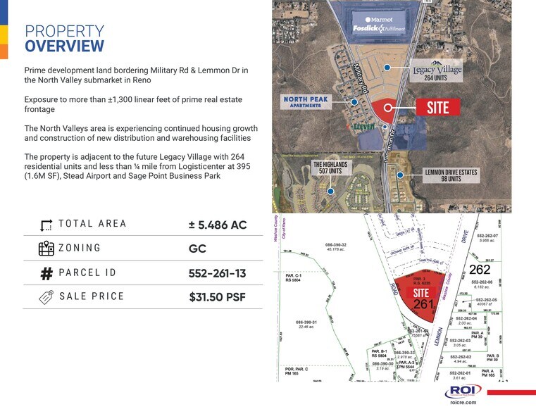 More Photos Of 8125 Lemmon Dr, Reno Land For Sale