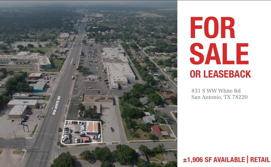 Primary Photo Of 831 S WW White Rd, San Antonio Freestanding For Sale