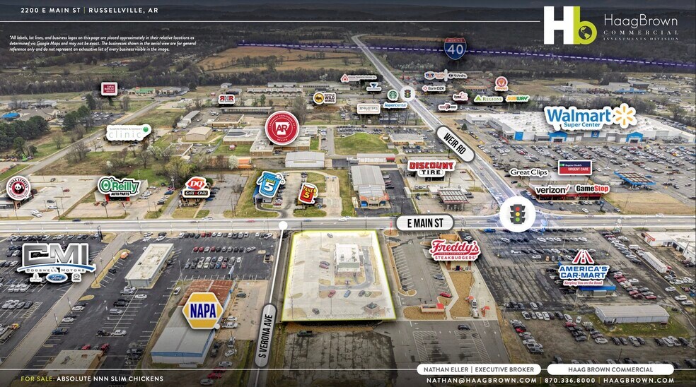 More Photos Of 2200 E Main St, Russellville Fast Food For Sale