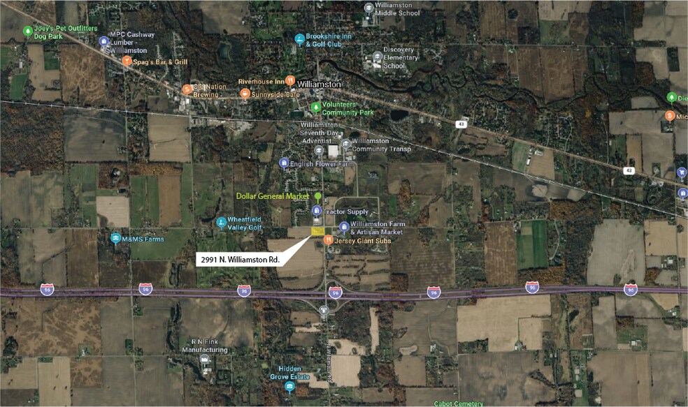 More Photos Of 2991 N Williamston Rd, Williamston Freestanding For Sale