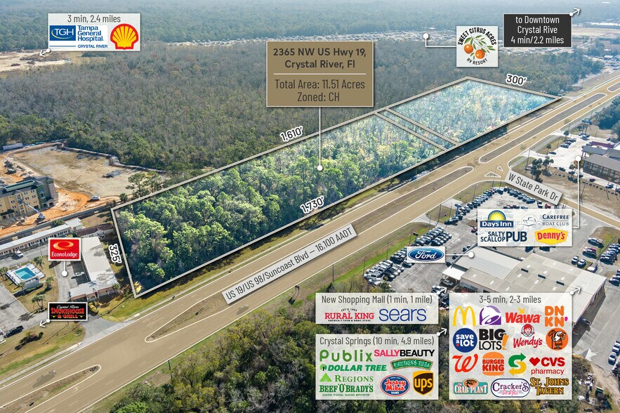 More Photos Of 2365 NW US Highway 19, Crystal River Land For Sale