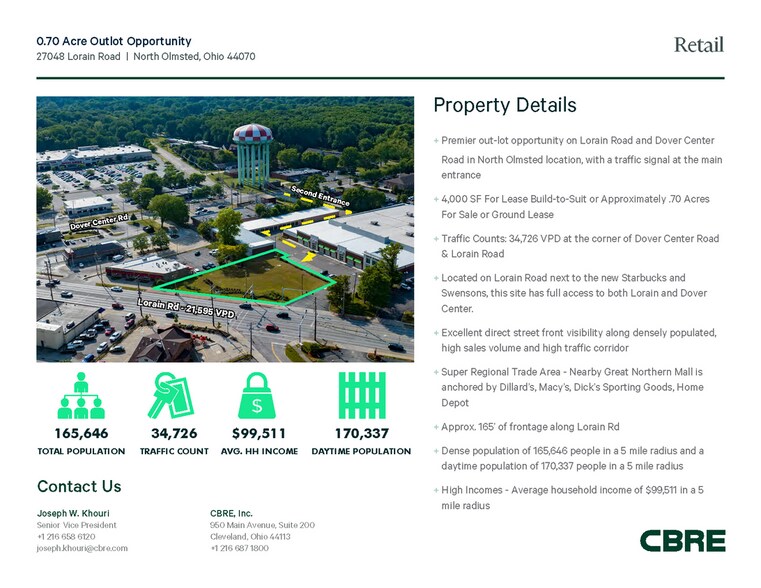 More Photos Of 27048 Lorain Rd, North Olmsted Land For Lease