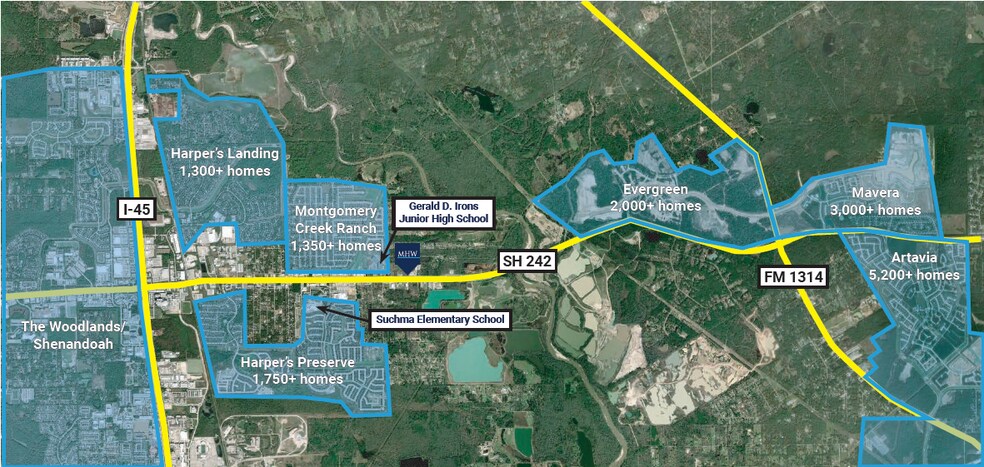 More Photos Of 10855 Highway 242, Conroe Freestanding For Sale