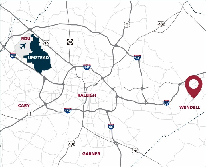 More Photos Of 1236 Wendell Falls Pky, Wendell Storefront For Lease