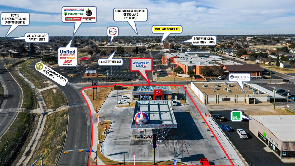 More Photos Of 2301 N Big Spring St, Midland Convenience Store For Sale