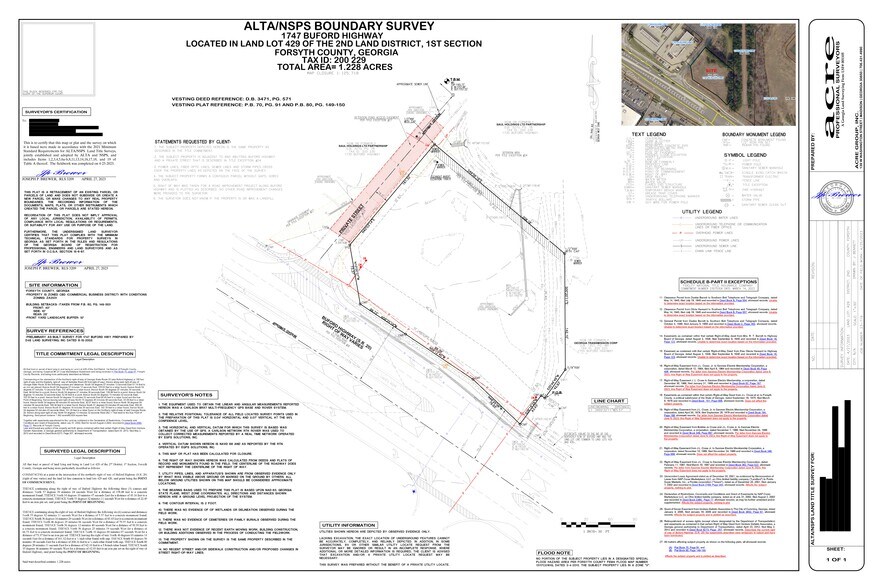 More Photos Of 1747 Buford Hwy, Cumming Land For Sale