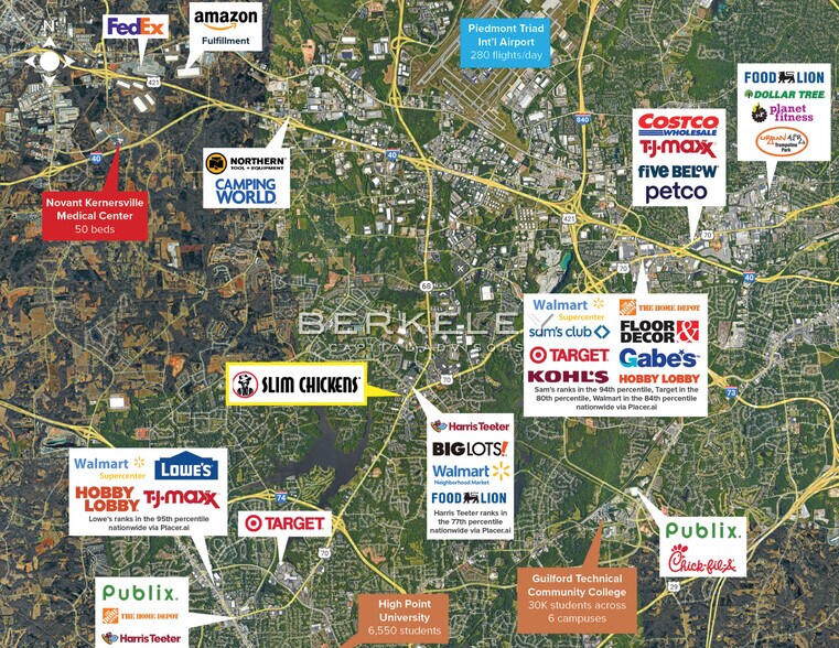 More Photos Of 2525 Eastchester Dr, High Point General Retail For Sale