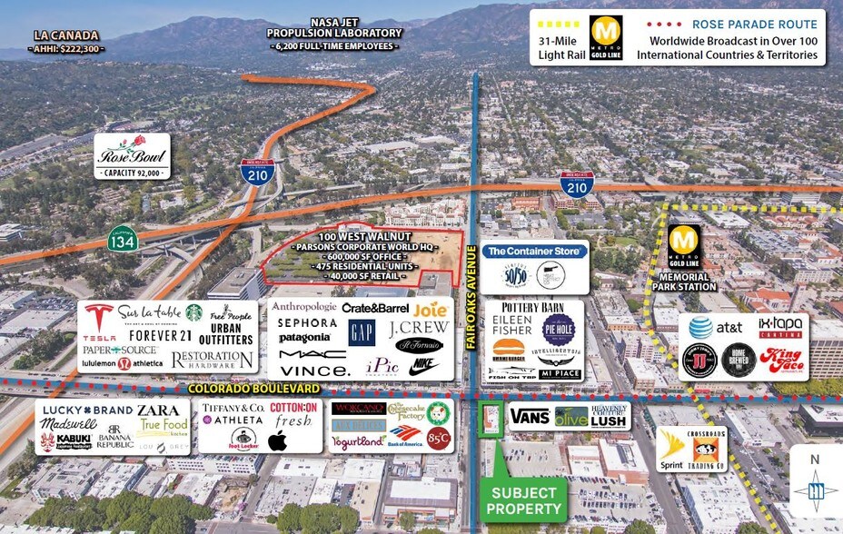 More Photos Of 2 E Colorado Blvd, Pasadena General Retail For Sale