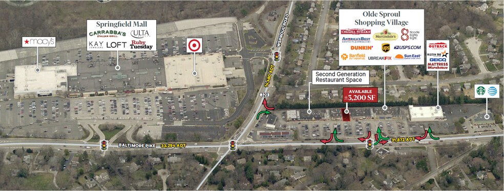 More Photos Of 1136-1186 Baltimore Pike, Springfield Township Unknown For Lease