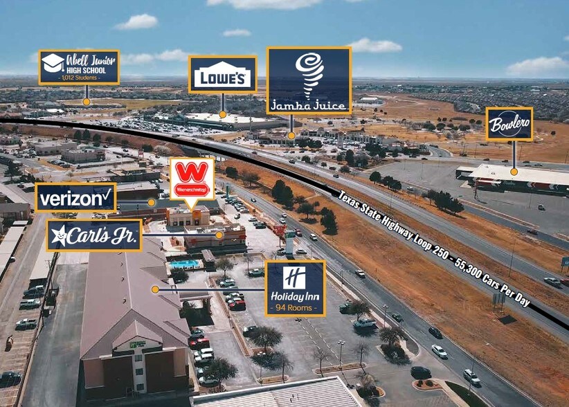 More Photos Of 5313 W Loop 250 N, Midland General Retail For Sale