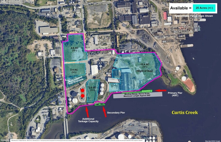 More Photos Of 5501 Pennington Ave, Baltimore Land For Lease