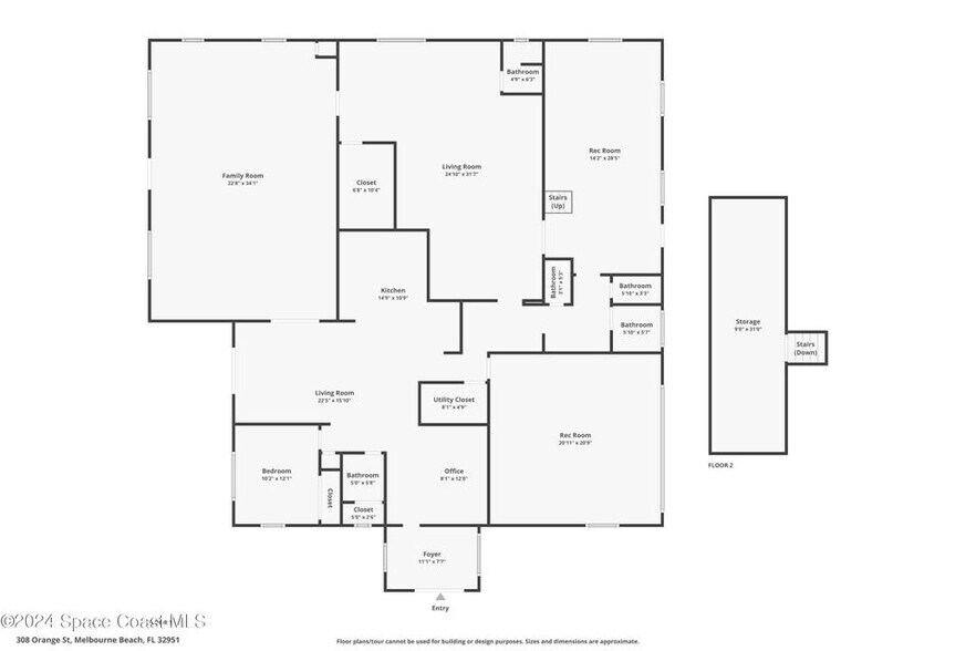 More Photos Of 308 Orange St, Melbourne Beach Daycare Center For Sale