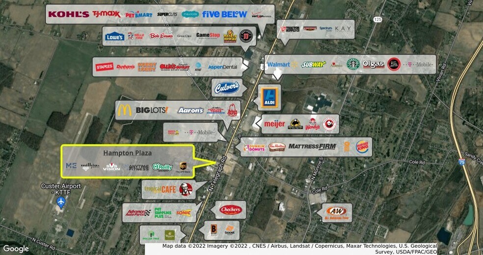 More Photos Of 1261-1293 N Telegraph Rd, Monroe Unknown For Lease