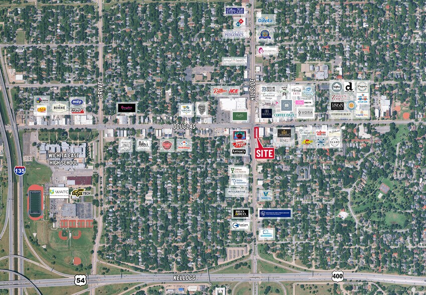 More Photos Of 110 S Hillside St, Wichita Storefront For Sale