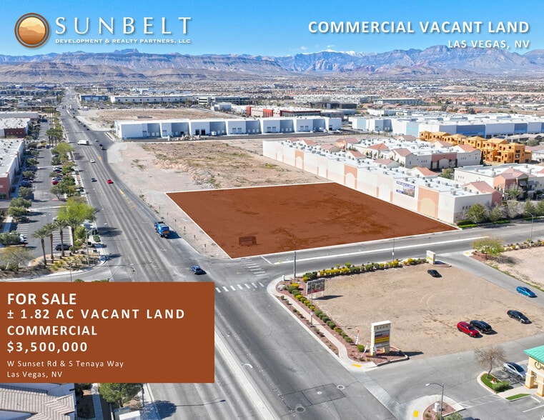 Primary Photo Of 7360 Sunset Road, Las Vegas Land For Sale
