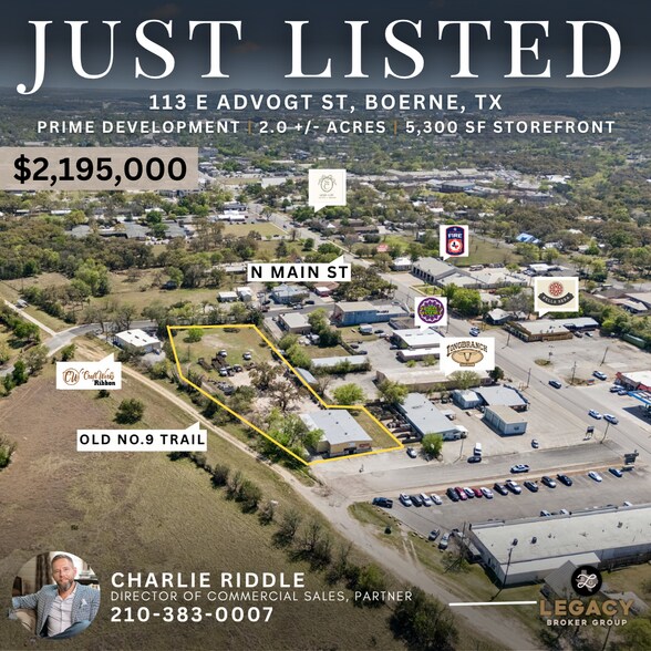 More Photos Of 113 E Advogt St, Boerne General Retail For Sale