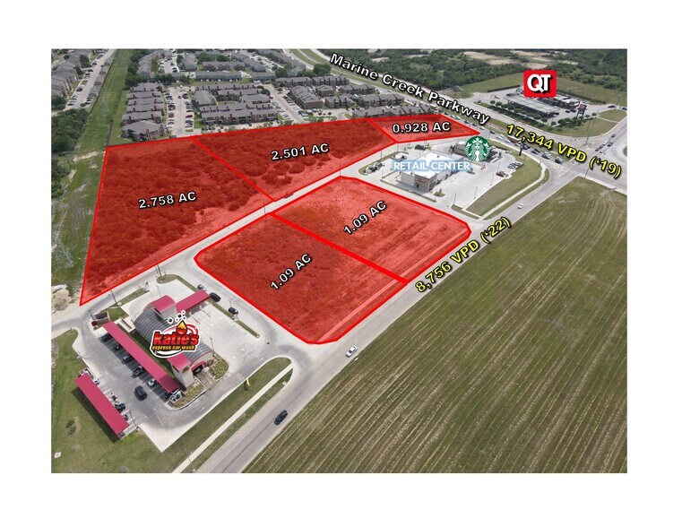 Primary Photo Of SEC I-820 & Marine Creek Pkwy, Fort Worth Land For Sale