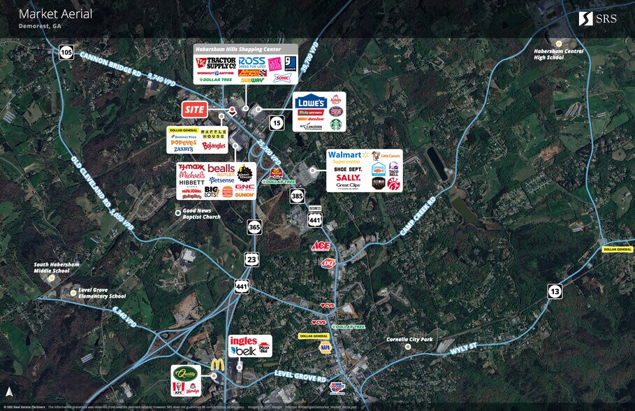 More Photos Of 516 Old Historic U.S.441, Demorest Land For Lease