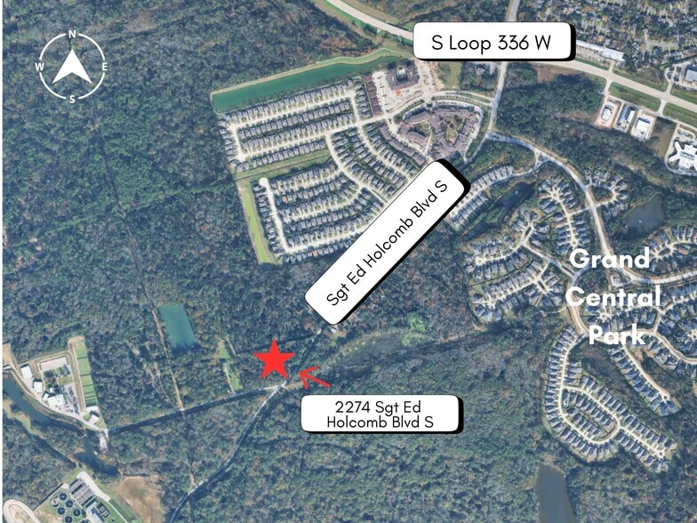 Primary Photo Of 2274 Sgt Ed Holcomb Blvd S, Conroe Land For Sale