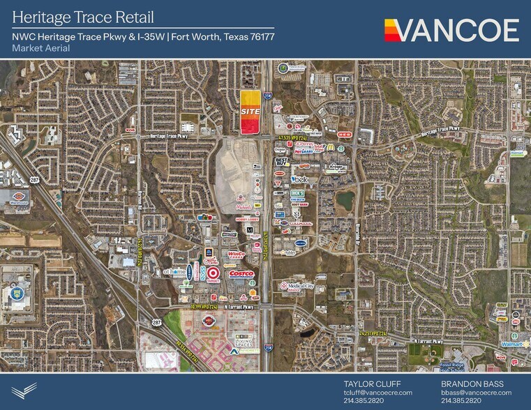 More Photos Of NWC Heritage Trace Pkwy & I-35W, Fort Worth Unknown For Lease