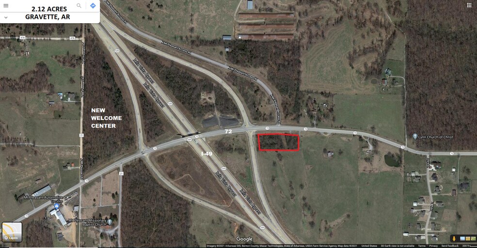 More Photos Of I-49 at Hwy 72, Gravette Land For Sale