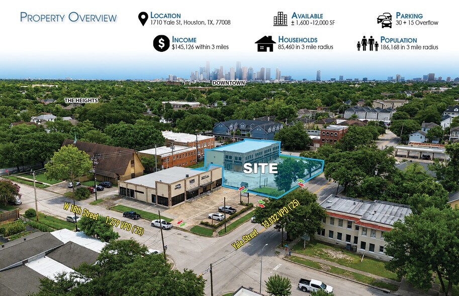 Primary Photo Of 1710-1712 Yale St, Houston Storefront For Lease