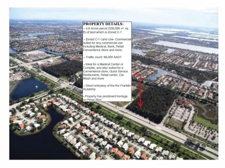 More Photos Of 18900 Pines Blvd, Pembroke Pines Land For Sale