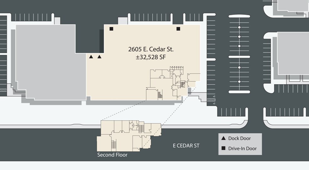 More Photos Of 2605 E Cedar St, Ontario Warehouse For Lease