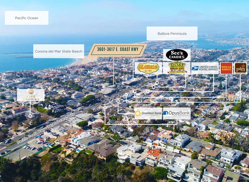 More Photos Of 3601-3617 E Coast Hwy, Corona Del Mar Unknown For Lease