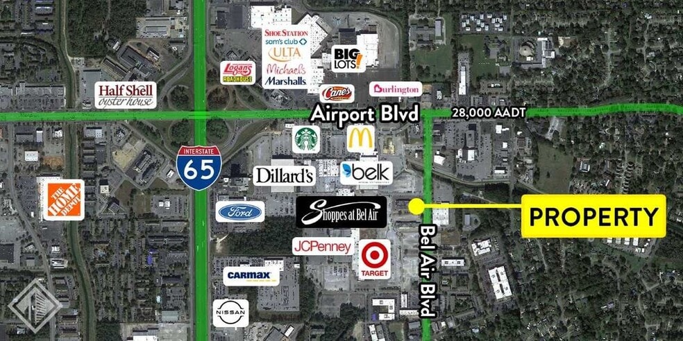 Primary Photo Of 400 Bel Air Blvd, Mobile General Retail For Lease